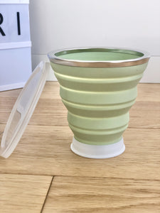 La Clap/Cup Medium, gobelet pliable et personnalisable (320 ml)-#moi Colibri