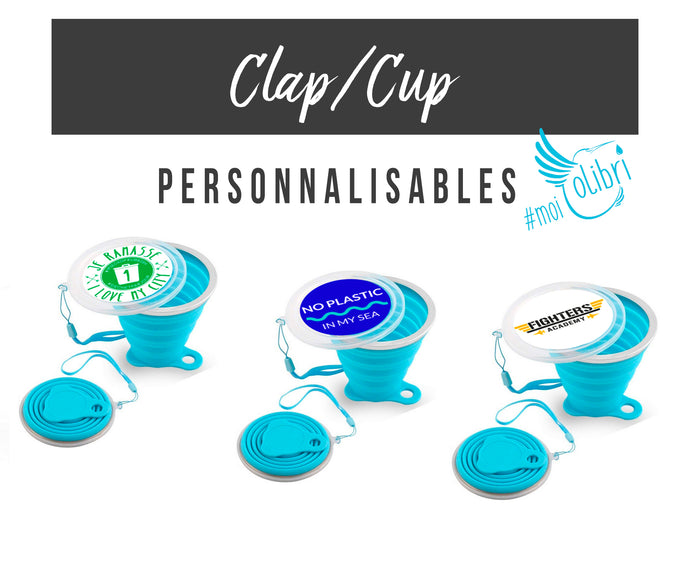 La ClapCup gobelet personnalisable, pour tous vos événements.