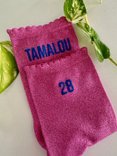 Charger l'image dans la galerie, Chaussettes Pailletées festonnées- Personnalisables (36-40)