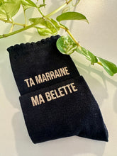 Charger l'image dans la galerie, Chaussettes Pailletées festonnées- Personnalisables (36-40)