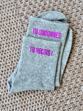 Charger l&#39;image dans la galerie, Chaussettes Unies - Personnalisables (39-44)