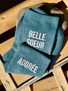 Chaussettes Pailletées - Personnalisables (35-40)