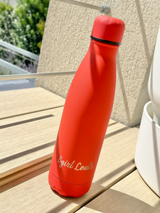 Gourde isotherme 350 / 500 / 750 / 1000 ML PERSONNALISABLE (Full Soft Rouge)-#moi Colibri