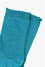 Charger l&#39;image dans la galerie, Chaussettes Pailletées festonnées- Personnalisables (36-40)