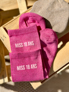 Chaussettes Pailletées - Personnalisables (35-42)