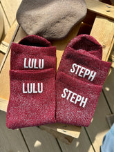 Charger l&#39;image dans la galerie, Chaussettes Pailletées - Personnalisables (35-40)