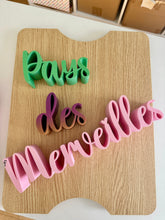 Charger l'image dans la galerie, Petit défaut : Déco en 3D "Pays des Merveilles"