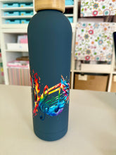 Charger l'image dans la galerie, Gourde isotherme  750 ML Lid WOOD Music - Personnalisable sur le bouchon