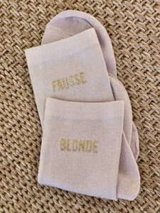 Chaussettes Pailletées - Personnalisables (35-42)