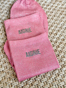 Chaussettes Pailletées - Personnalisables (35-42)
