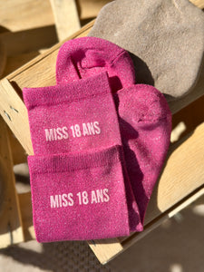 Chaussettes Pailletées - Personnalisables (35-42)