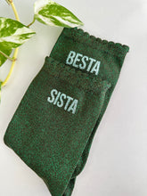 Charger l'image dans la galerie, Chaussettes Pailletées festonnées- Personnalisables (36-40)