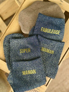 Chaussettes Pailletées - Personnalisables (35-42)