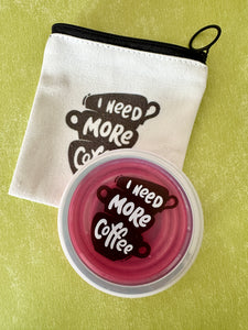 PACK LITTLE Clap/Cup I NEED MORE COFFEE (180 ml) - Coloris à choisir