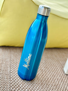 Gourde isotherme 350 / 500 / 750 / 1000 ML PERSONNALISABLE (Bright Blue)-#moi Colibri