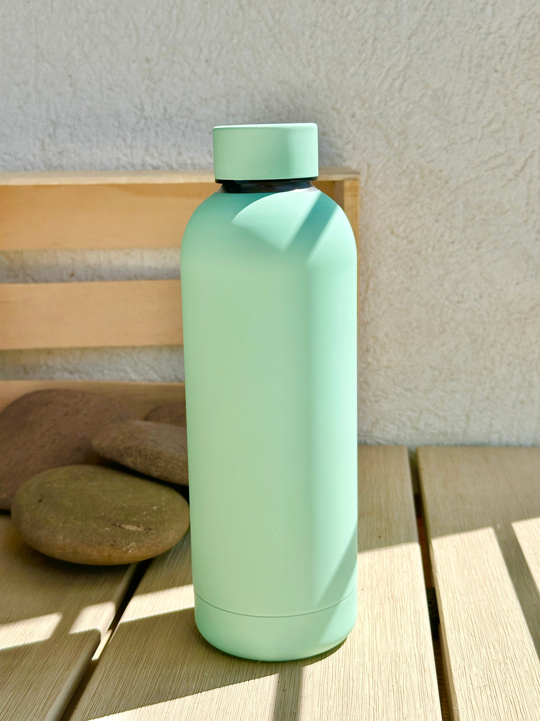 Gourde isotherme 500 ML PERSONNALISABLE (Urbaine Vert d'eau)