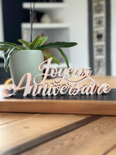 Charger l&#39;image dans la galerie, &quot;Joyeux anniversaire&quot; en 3D