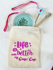 PACK Clap/Cup LIFE IS BETTER WITH MY CLAP/CUP - Coloris à choisir