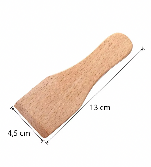 Dimensions de la spatule en bois pour raclette 