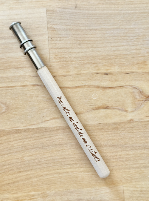 Crayon en bois personnalisable