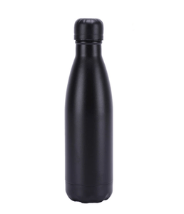 Gourde isotherme 500 ML PERSONNALISABLE (Full Black)-#moi Colibri
