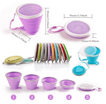 Clap/Cup -  gobelet pliable et personnalisable (270 ml)-#moi Colibri